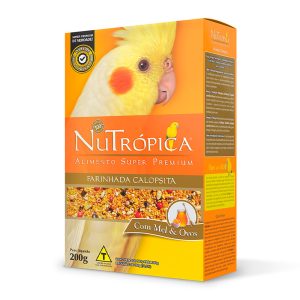 Ração Nutrópica Farinhada Para Calopsita com Mel e Ovos 200g