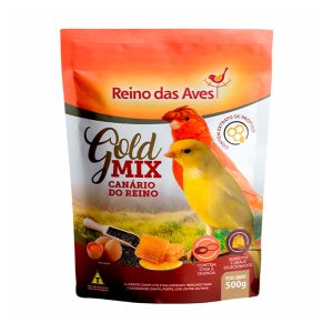 Ração Reino das Aves Gold Mix Canário do Reino 500g