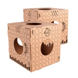 Kit Gatô Tubline 2 Cubos Para Gato Único