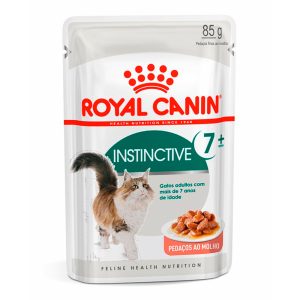 Ração Úmida Royal Canin Sachê Gatos Adultos Instinctive +7 85g