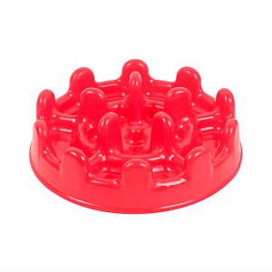 Comedouro Funcional Para Cães Pet Fit Médio Pet Games Vermelho