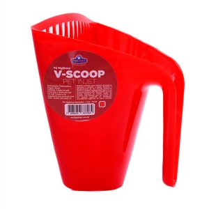 Pá Higiênica V-Scoop Furba Vermelha Pet Injet