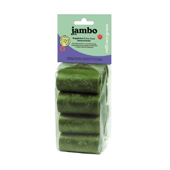 Refil Cata Caca Eco Green Para Cães Jambo Pet 8 Unidades