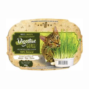 Graminha Para Gatos Adultos Digestive Grass Ipet 50g