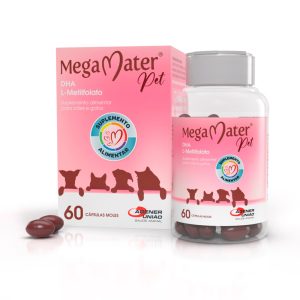 Suplemento Mega Mater Para Cães e Gatos Agener União 60 Cápsulas