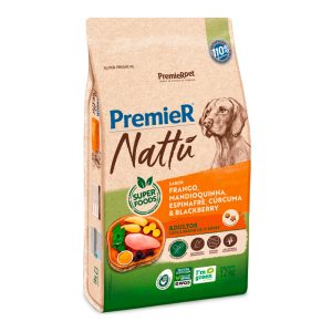 Ração Premier Nattu Para Cães Adultos Sabor Mandioquinha 12kg