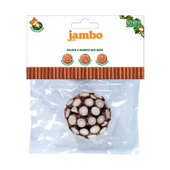 Brinquedo Para Gatos Bolinha Wood Matatabi Pequeno Jambo Pet