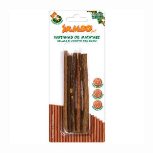 Brinquedo Para Gatos Varinha de Matatabi Jambo 5 Unidades