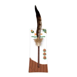 Brinquedo Para Gatos Matatabi e Pena de Peru Jambo Pet