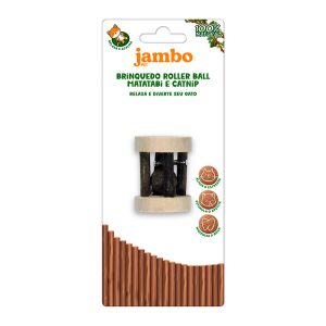 Brinquedo Para Gatos Roller Ball Matatabi e CatNip Jambo Pet
