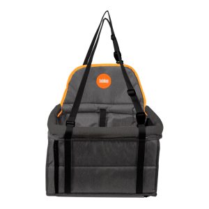 Assento Tubline Transpet One Para Cães E Gatos Preto e Laranja Até 10kg