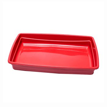 Bandeja Higiênica Pop Para Gatos Vermelho Pet Injet