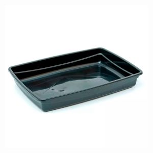 Bandeja Higiênica Pop Para Gatos Preto Pet Injet