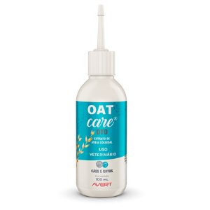 Solução Otológica Oat Care Oto Para Cães e Gatos Avert 100mL