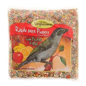 Ração Nutripássaros Para Pixarro com Frutas e Mel 500g