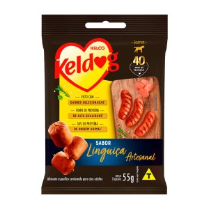 Bifinho Keldog Gourmet Para Cães Sabor Linguiça Artesanal 55g