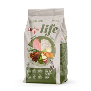 Ração Quatree Life Cães Adultos Raças Médias e Grande Frango e Arroz 15kg