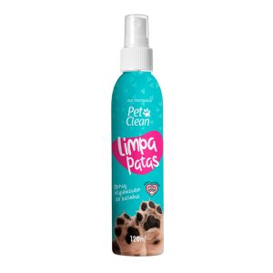 Spray Higienizador Limpa Patas Para Cães e Gatos Pet Clean 120mL