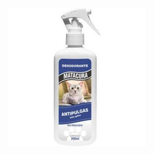 Desodorante Spray Antipulgas Matacura Para Gatos 200mL