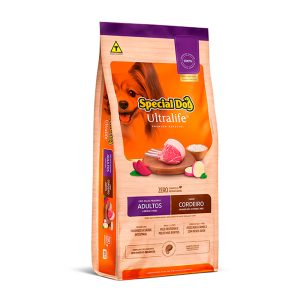 Ração Special Dog Ultralife Para Cães Adultos Raças Pequenas Cordeiro e Arroz 10,1kg