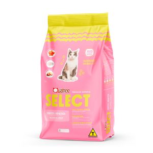 Ração Quatree Select Gatos Adultos Salmão e Arroz 1kg