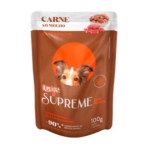 Ração Úmida Quatree Supreme Para Cães Adultos Carne 100g