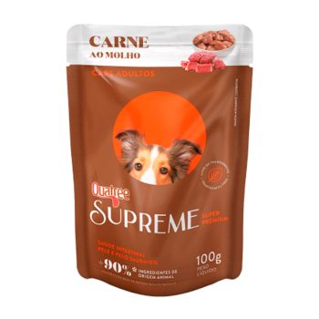 Ração Úmida Quatree Supreme Para Cães Adultos Carne 100g