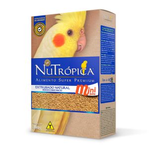 Ração NuTrópica Extrusado Natural Mini Bits Para Calopsita 300g