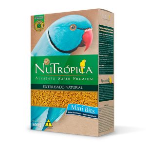 Ração NuTrópica Extrusado Natural Mini Bits Ringneck 600g