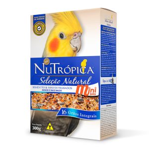 Ração NuTrópica Seleção Natural Mini Bits Para Calopsita 300g