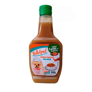 Molho Para Ração De Cães Beefpet Carne com Vegetais 250g