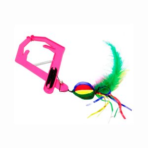Brinquedo Para Gatos Garra com Bolinha e Penacho Savana Pet