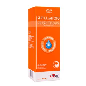 Solução Otológica SeptClean Oto Para Cães e Gatos Agener União 100ml