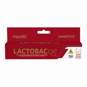 Suplemento Lactobac Cat Plus Para Gatos Organnact 12mL
