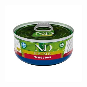 Ração Úmida N&D Prime Para Gatos Adultos Sabor Frango e Romã 70g