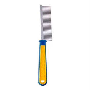 Pente Para Cães e Gatos Cabo de Plástico Savana Pet com 40 Dentes