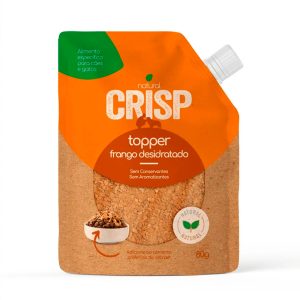 Petisco Natural Crisp Topper Para Cães e Gatos Frango 80g