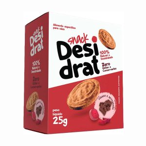 Snack Desidrat Para Cães Sabor Fígado e Beterraba 25g