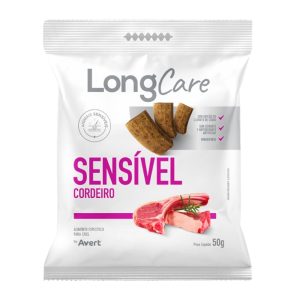 Petisco Natural Para Cães LongCare Sensível Cordeiro Avert 50g