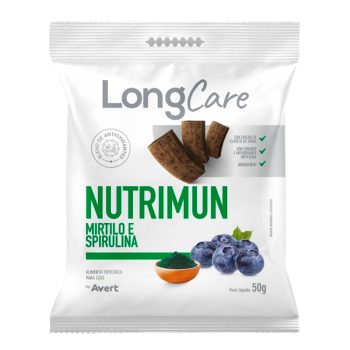Petisco Natural Para Cães LongCare Nutrimun Mirtilo Avert 50g