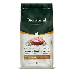 Ração Bionatural Prime Para Gatos Adultos Castrados Sabor Frango 1,5kg