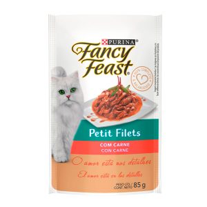 Ração Úmida Fancy Feast Petit  Filet Para Gatos Sabor Carne 85g