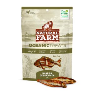 Petisco Natural Farm Oceanic Treats Manjuba Desidratada Para Cães 100g