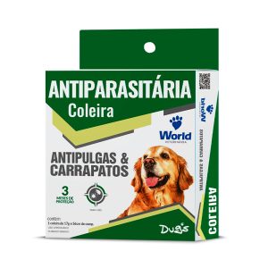 Coleira Antipulgas e Carrapatos Para Cães Dug’s World 56cm
