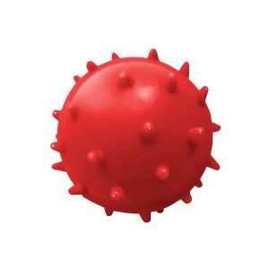 Brinquedo Bola Maciça Com Cravos Para Cães Pet Injet Cores Sortidas 50mm