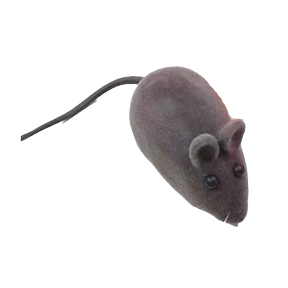 Brinquedo Para Gatos Ratinho Vinil Colorido Savana Pet 1 Unidade