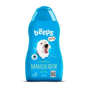 Shampoo Beeps Branqueador Para Cães e Gatos Pet Society 500mL
