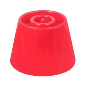 Comedouro Alto e Lento Para Cães Dog Eat Pet Games Vermelho Pequeno