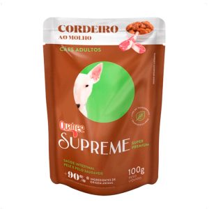 Ração Úmida Quatree Supreme Para Cães Adultos Cordeiro 100g