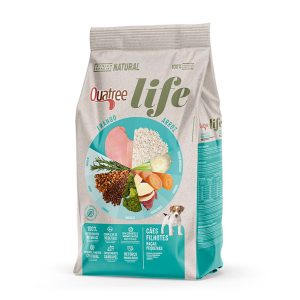 Ração Quatree Life Cães Filhotes Raças Pequenas Frango e Arroz 3kg